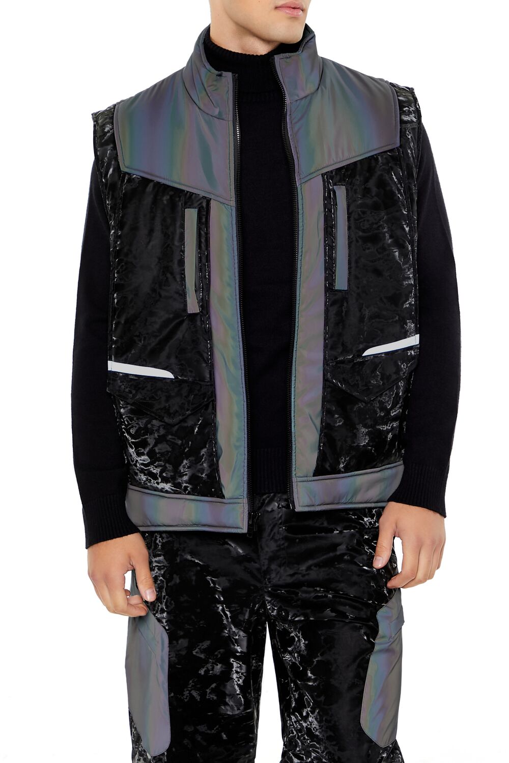 Active Waterproof Reflective Ski Vest-Feelings Star