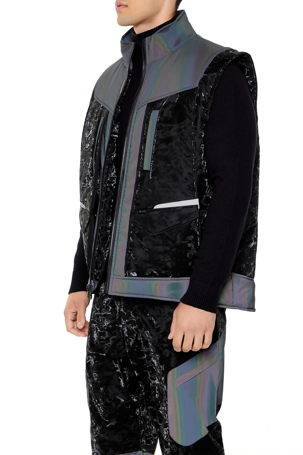 Active Waterproof Reflective Ski Vest-Feelings Star