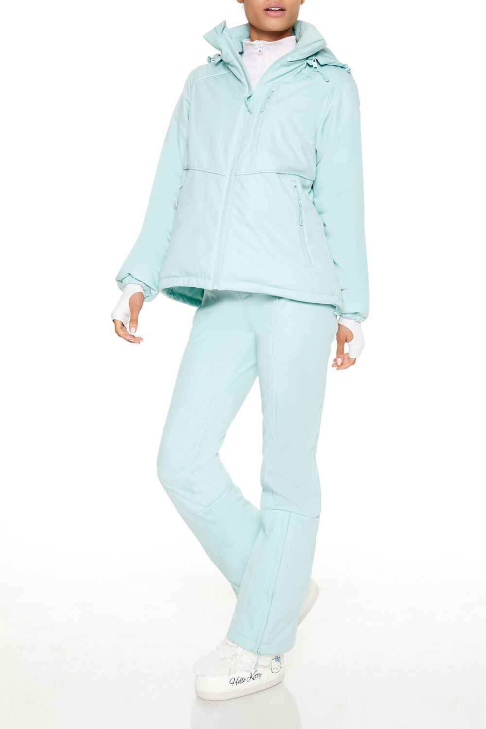 Active Waterproof Flare Ski Pants-Feelings Star