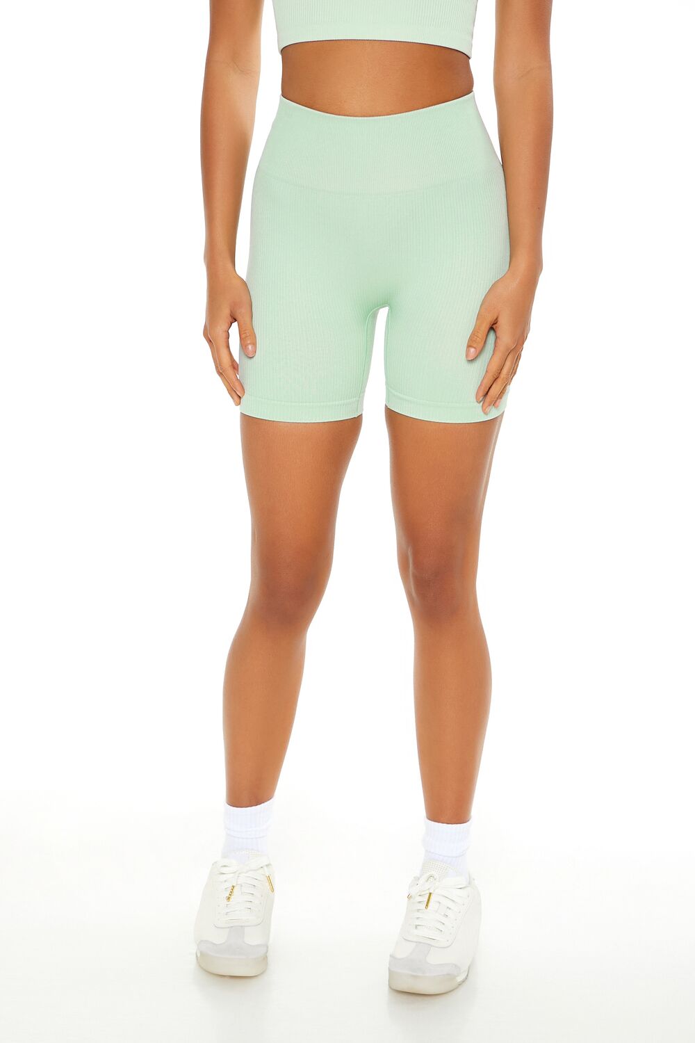 Active Uplift Scrunch Seamless Biker Shorts-Feelings Star
