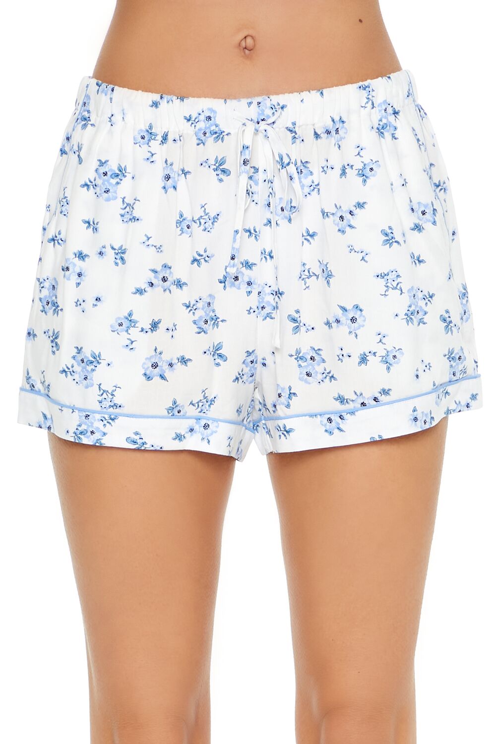 Floral Shirt & Shorts Pajama Set-Feelings Star