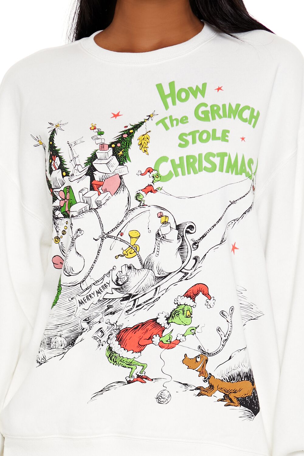 The Grinch Stole Christmas Pullover-Feelings Star