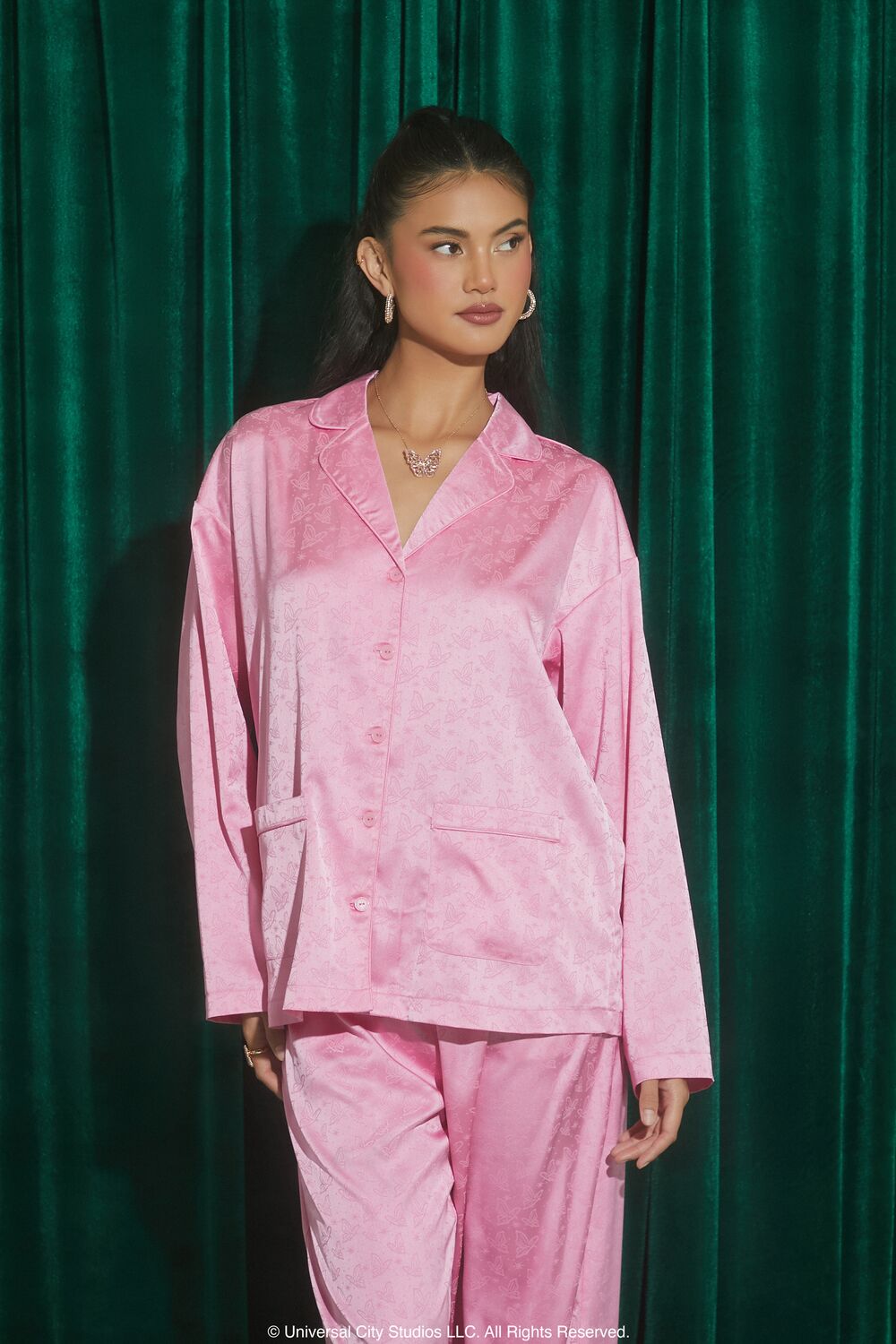 Wicked Pajama Shirt & Pants Set-Feelings Star