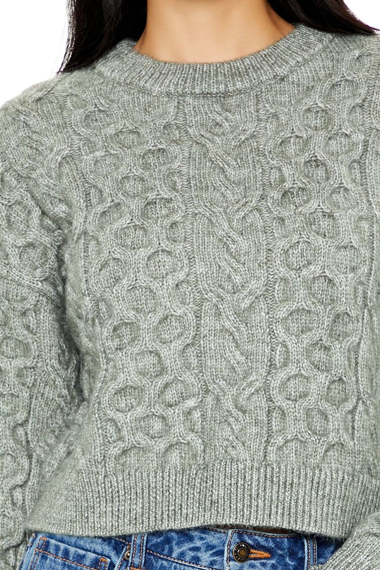 Cable & Honeycomb Knit Sweater-Feelings Star