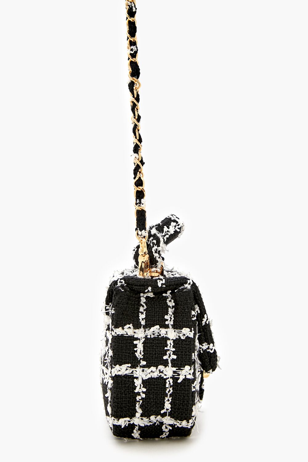 Tweed Grid Crossbody Bag-Feelings Star