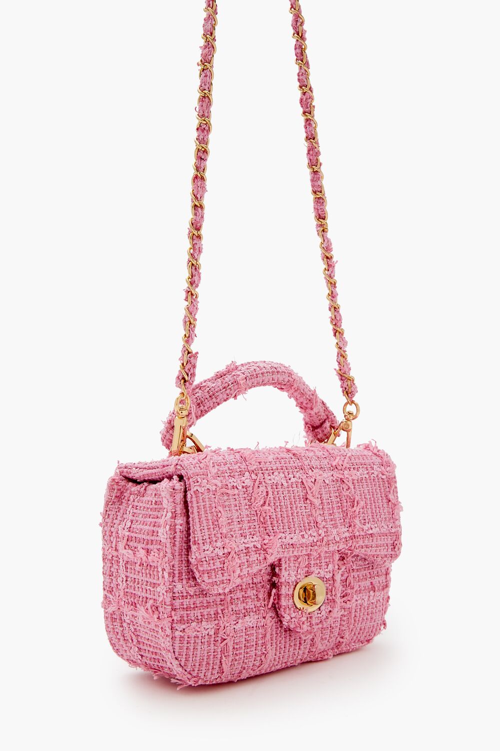 Tweed Grid Crossbody Bag-Feelings Star