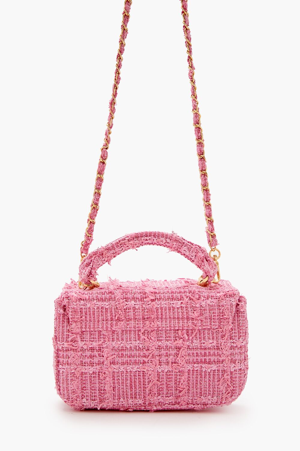 Tweed Grid Crossbody Bag-Feelings Star