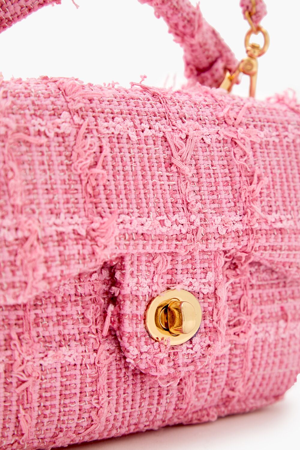 Tweed Grid Crossbody Bag-Feelings Star