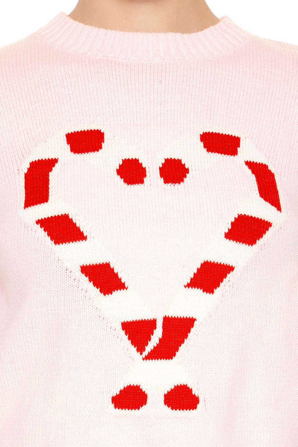 Candy Cane Graphic Sweater-Feelings Star