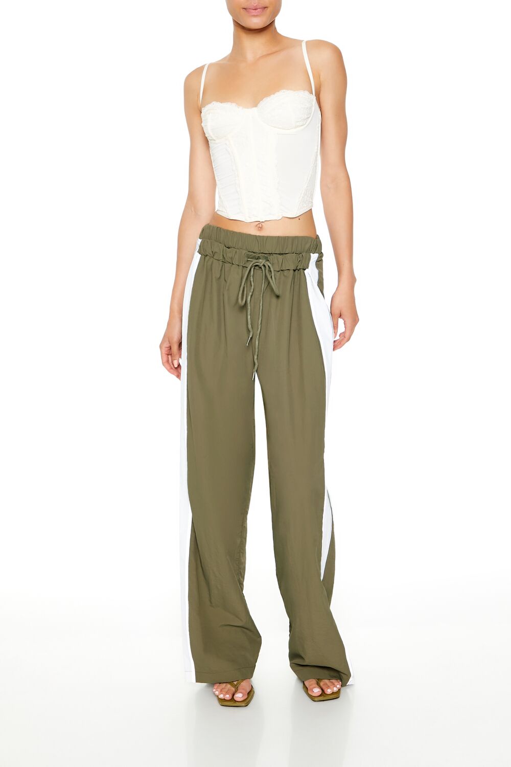 Striped Wide-Leg Pants-Feelings Star