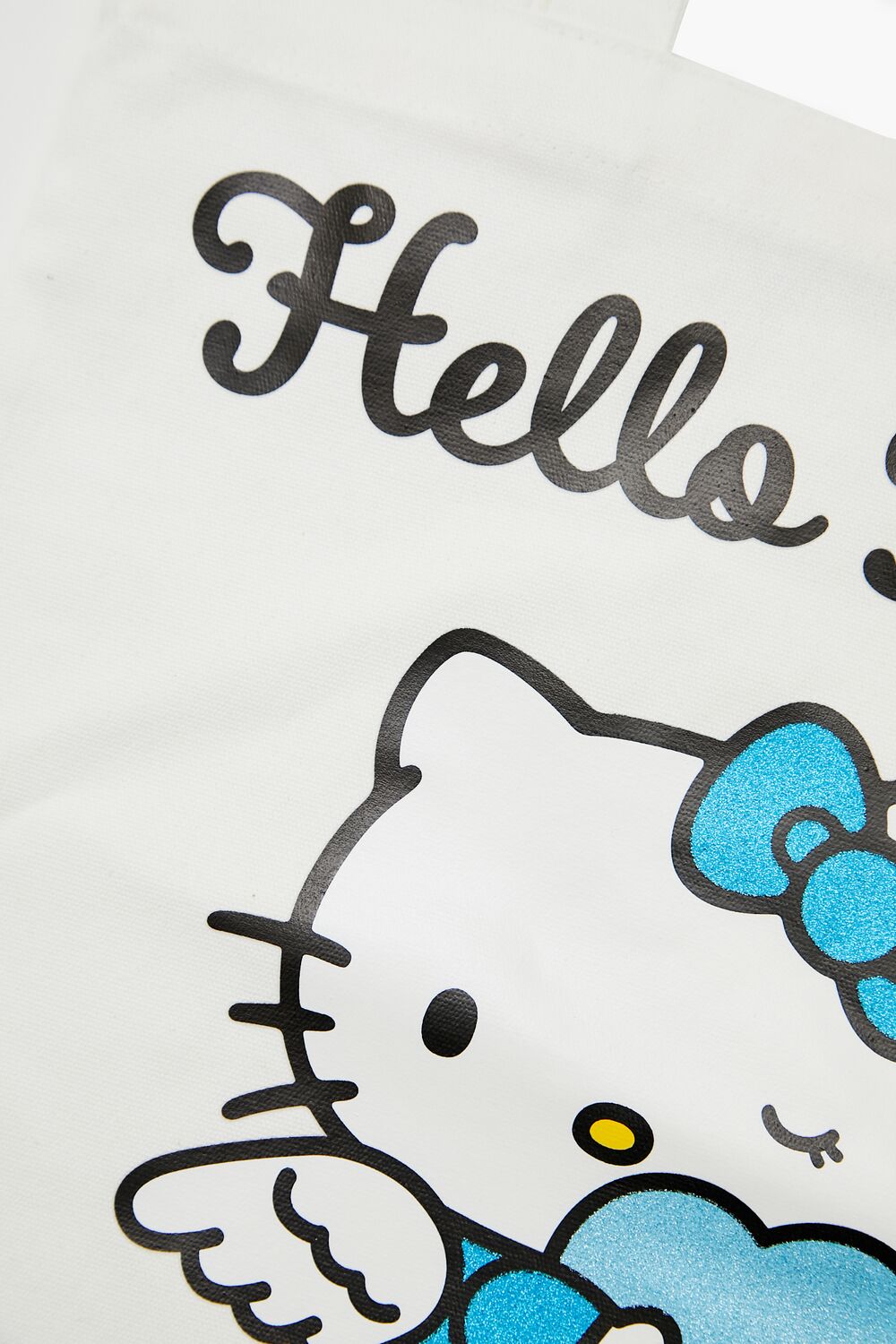 Angel Hello Kitty Graphic Tote Bag-Feelings Star