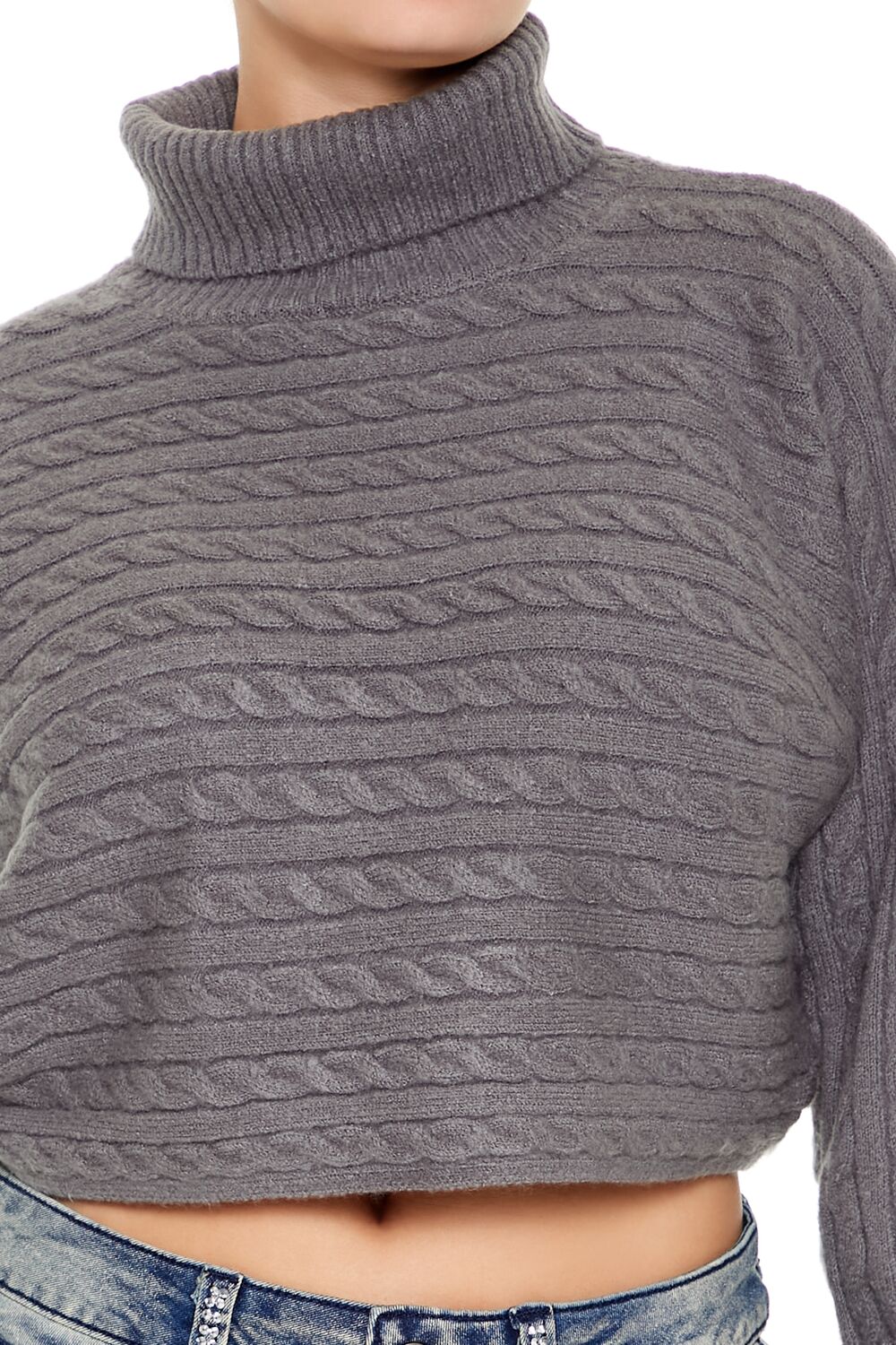 Cable Knit Turtleneck Sweater-Feelings Star