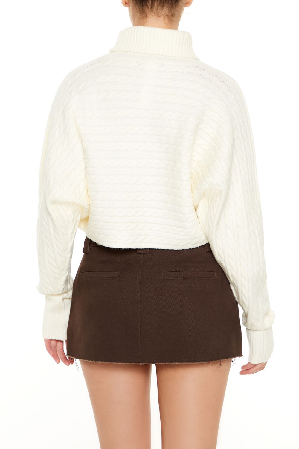 Cable Knit Turtleneck Sweater-Feelings Star