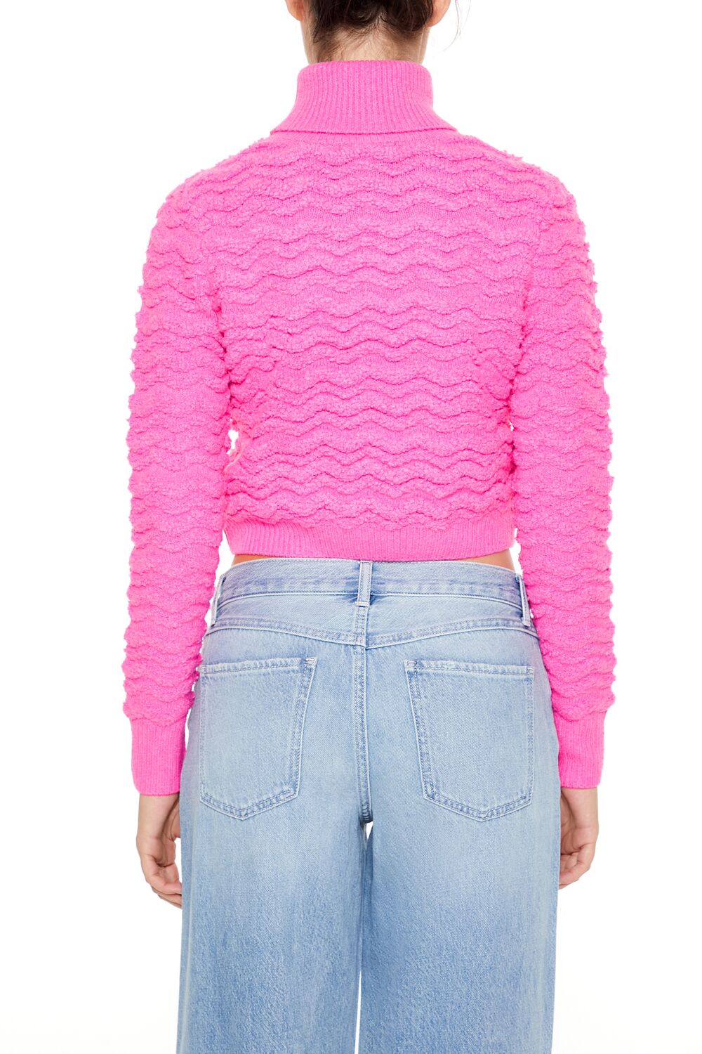 Turtleneck Cropped Sweater-Feelings Star