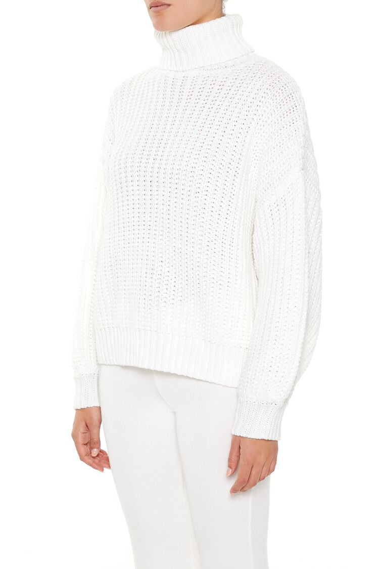 Turtleneck Knit Sweater-Feelings Star