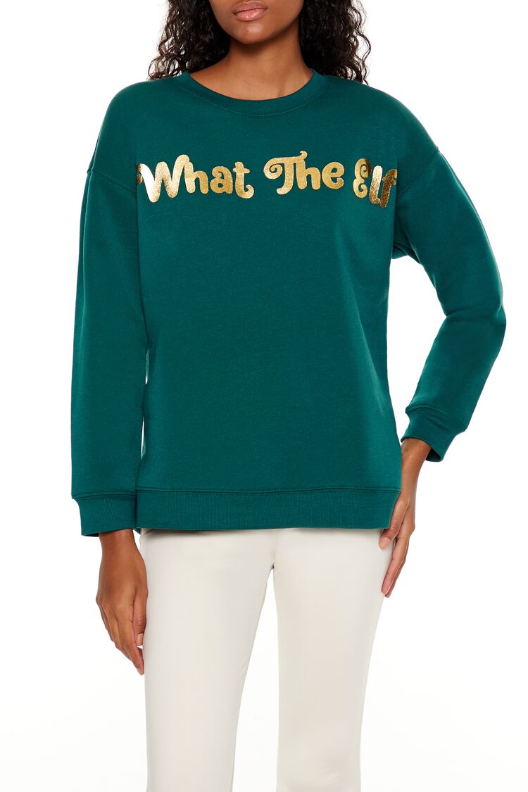 What The Elf Graphic Pullover-Feelings Star