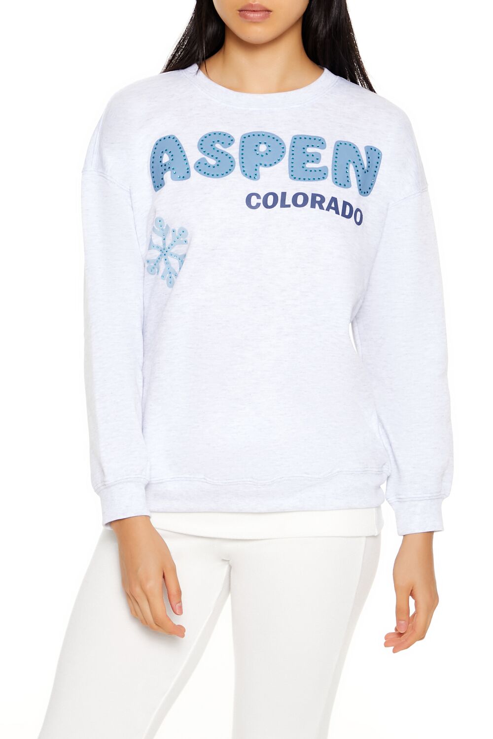 Aspen Colorado Rhinestone Pullover-Feelings Star