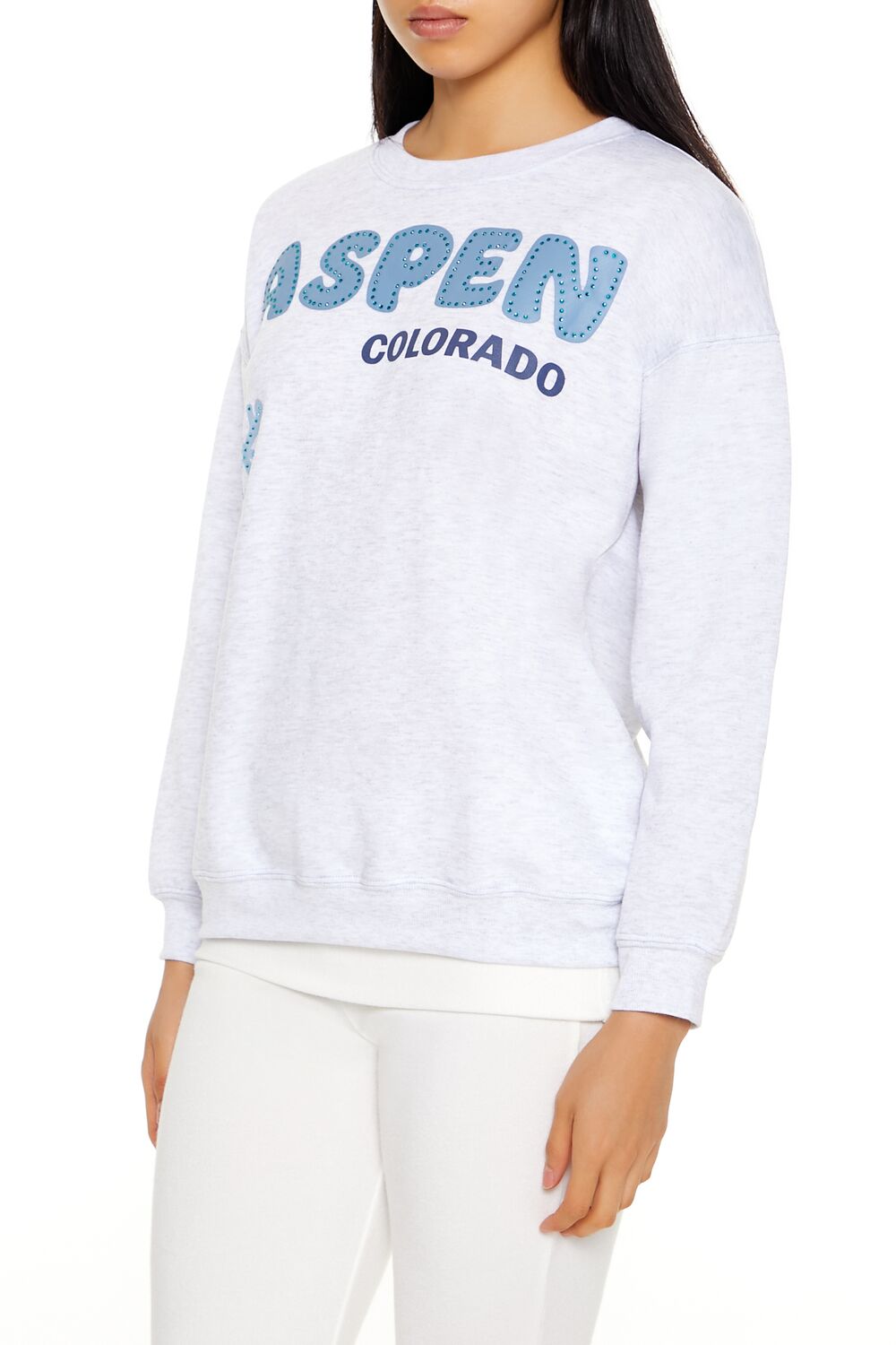 Aspen Colorado Rhinestone Pullover-Feelings Star