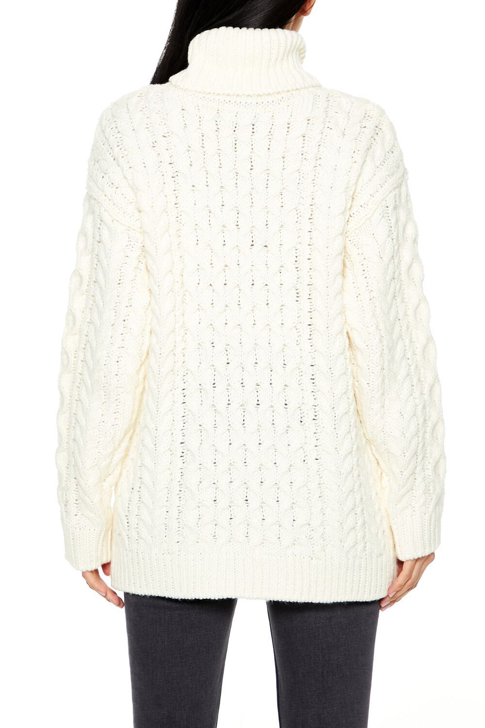 Cable Knit Turtleneck Sweater-Feelings Star