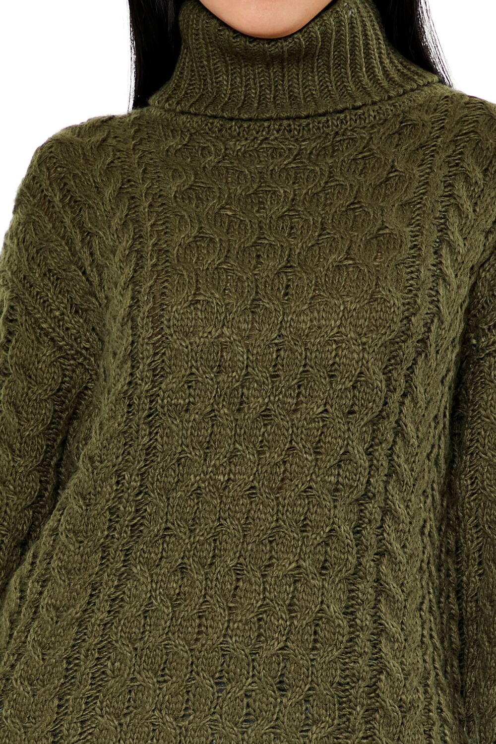 Cable Knit Turtleneck Sweater-Feelings Star