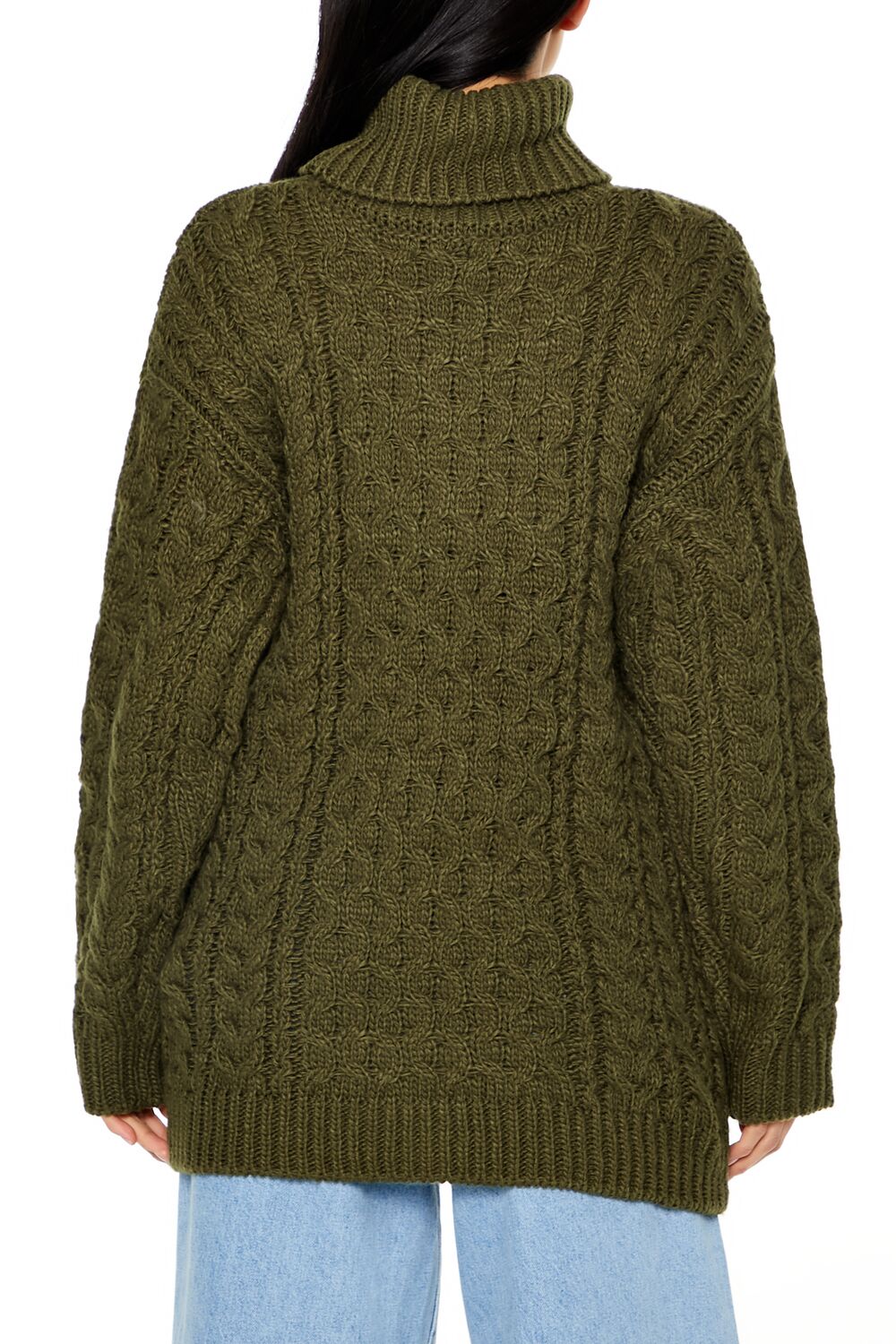 Cable Knit Turtleneck Sweater-Feelings Star