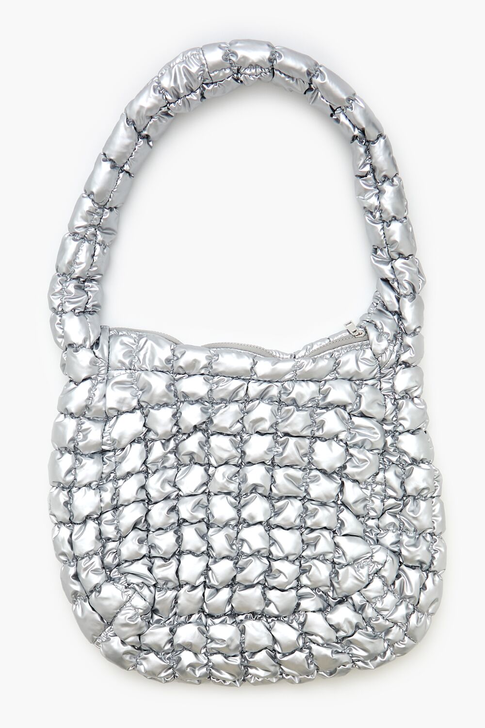 Quilted Metallic Tote Bag-Feelings Star