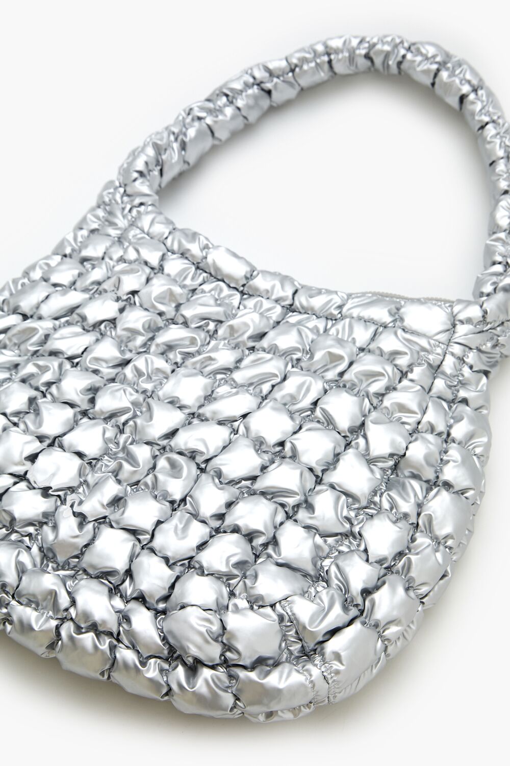 Quilted Metallic Tote Bag-Feelings Star