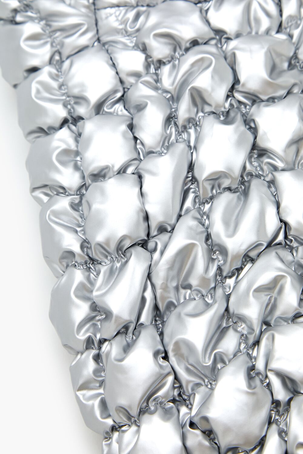 Quilted Metallic Tote Bag-Feelings Star