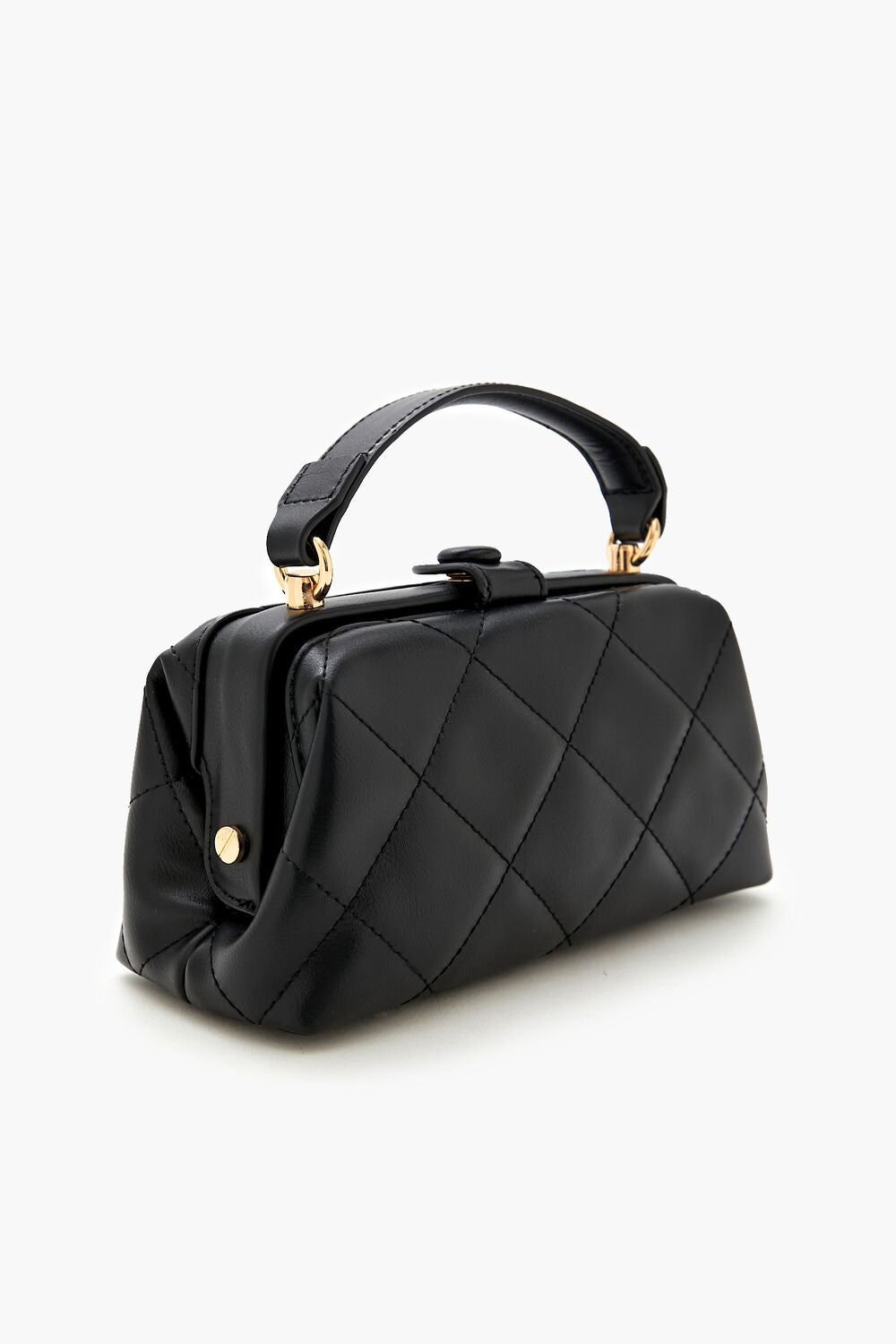 Quilted Faux Leather Crossbody Bag-Feelings Star