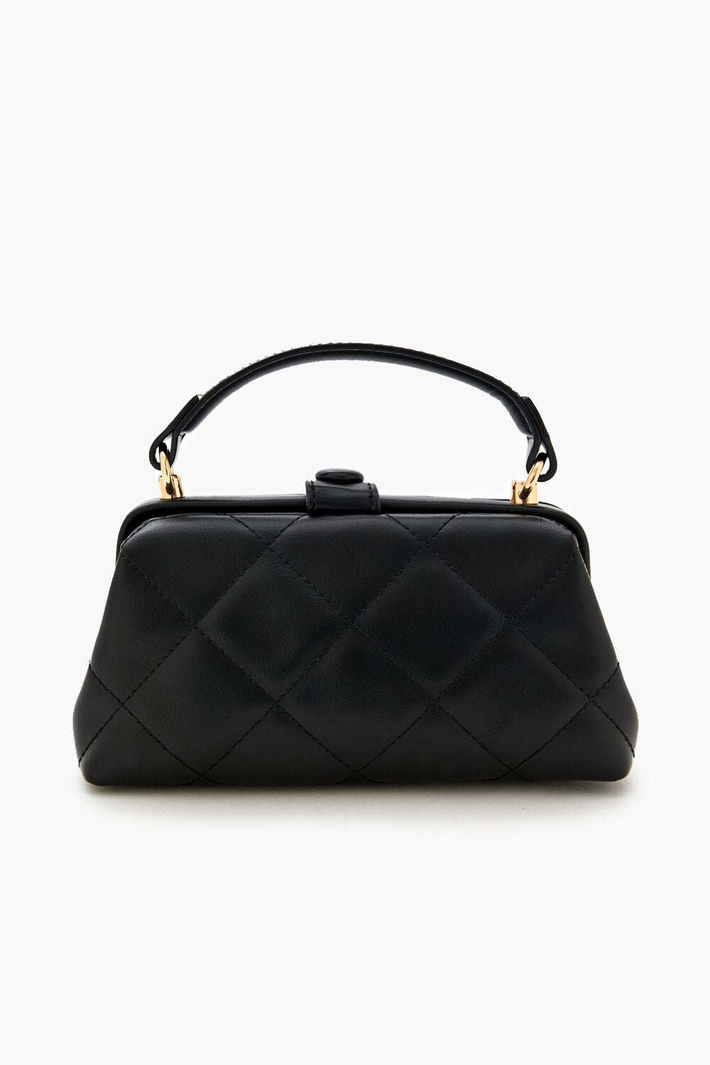 Quilted Faux Leather Crossbody Bag-Feelings Star