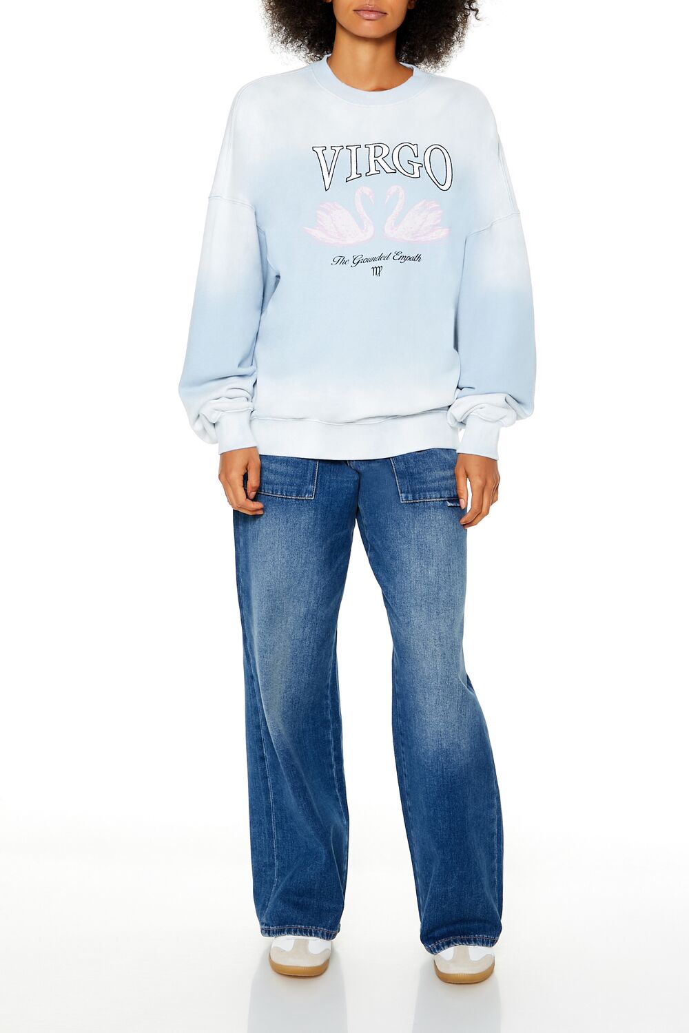 Virgo Swan Fleece Pullover-Feelings Star