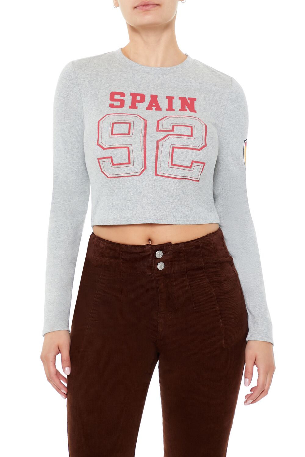 Spain 92 Graphic Cropped Tee-Feelings Star