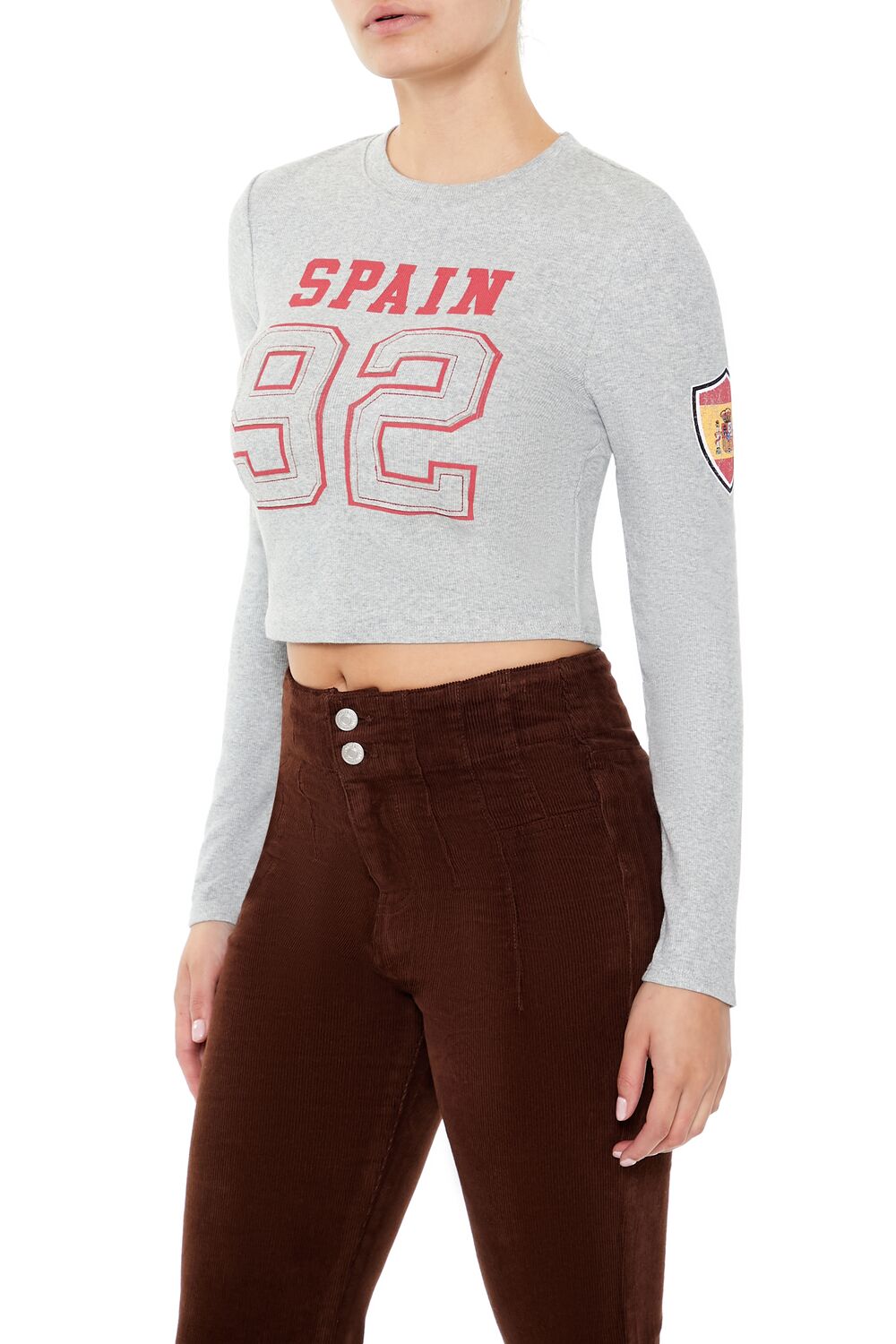 Spain 92 Graphic Cropped Tee-Feelings Star