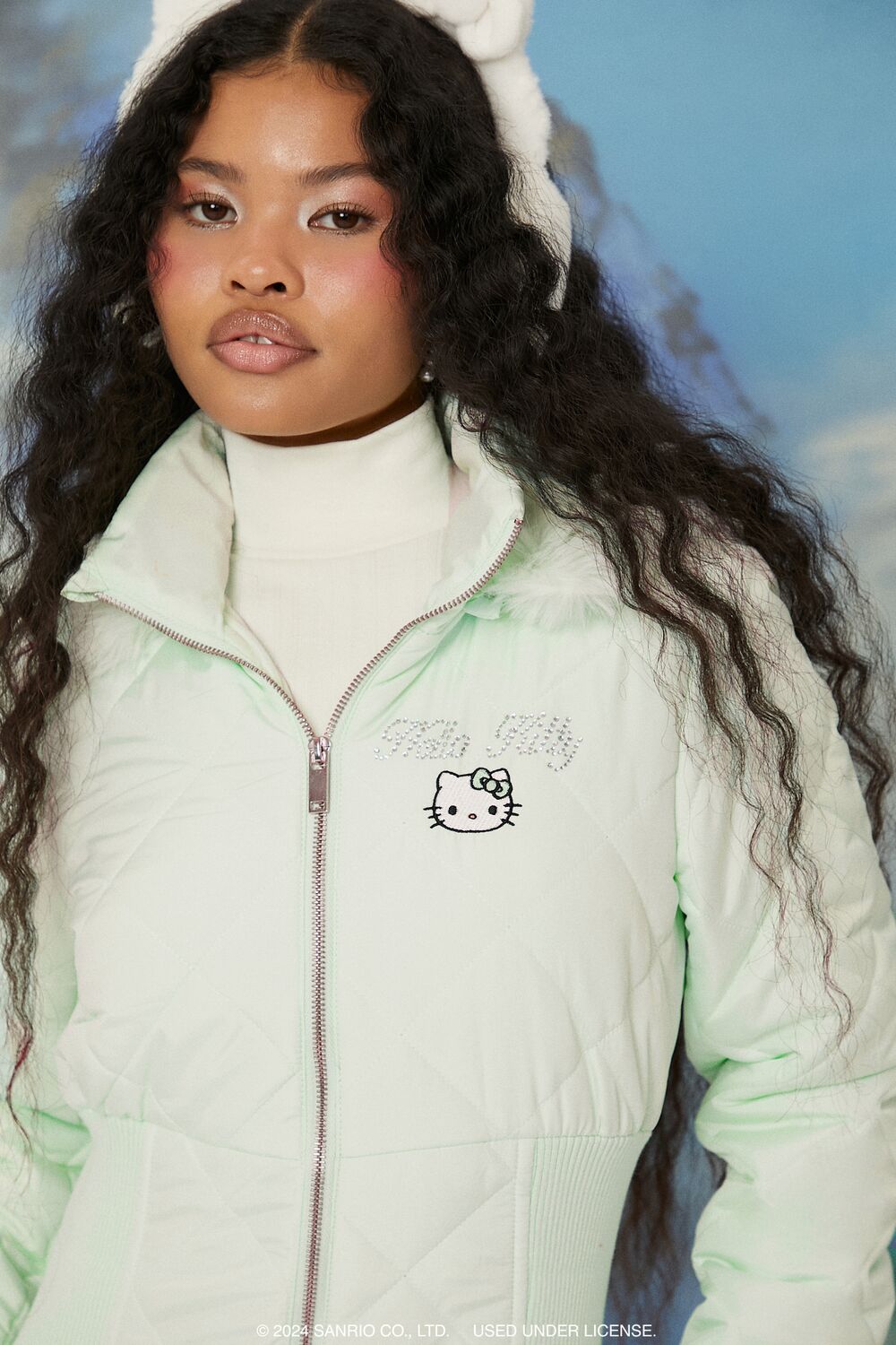 Active Quilted Hello Kitty Jumpsuit-Feelings Star