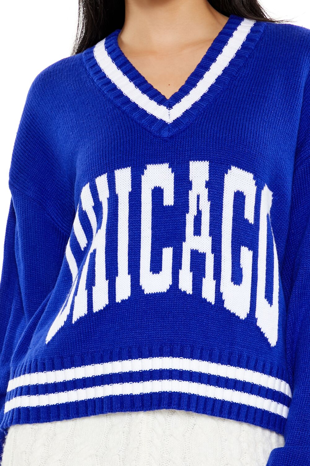 Varsity-Striped Chicago Sweater-Feelings Star