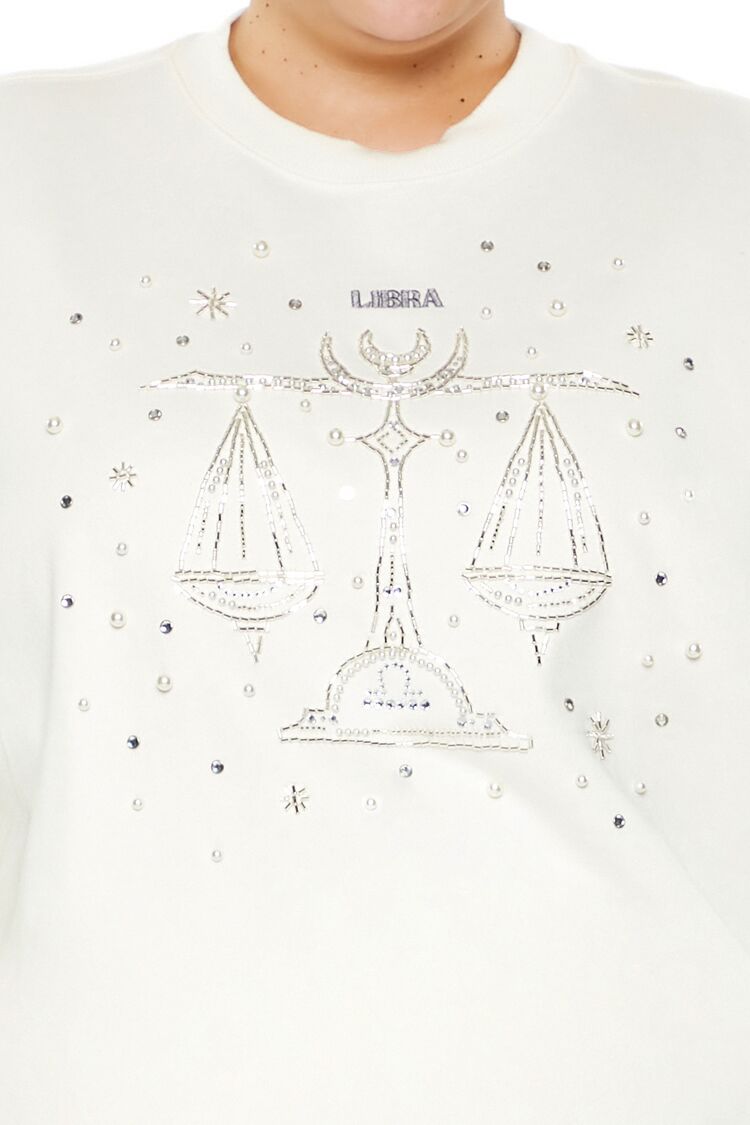Plus Size Beaded Libra Pullover-Feelings Star