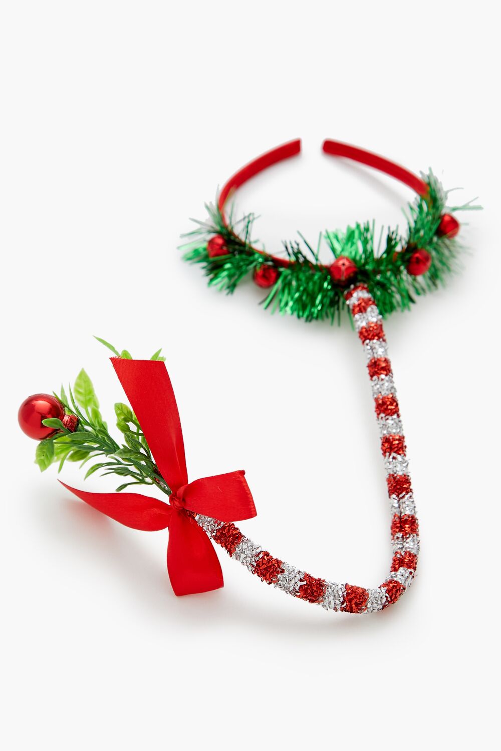 Tinsel Mistletoe Headband-Feelings Star