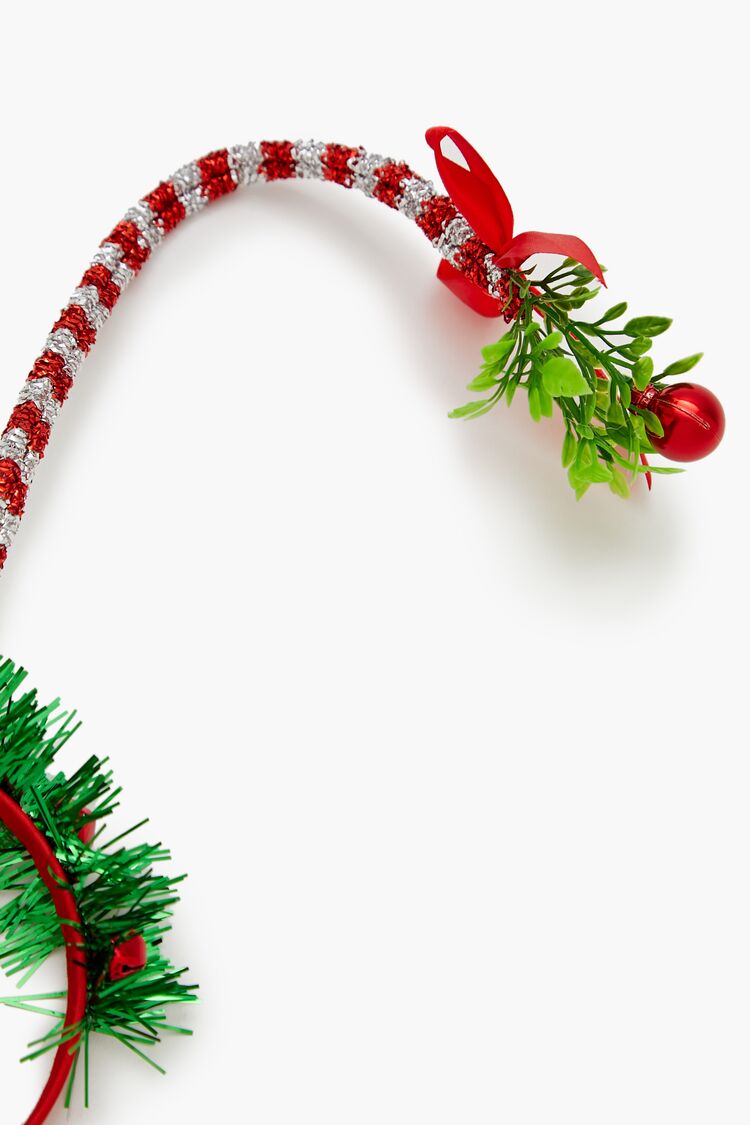 Tinsel Mistletoe Headband-Feelings Star