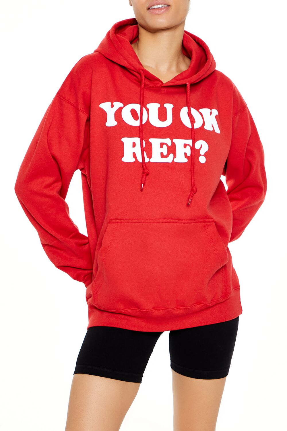 You Ok Ref Graphic Hoodie-Feelings Star