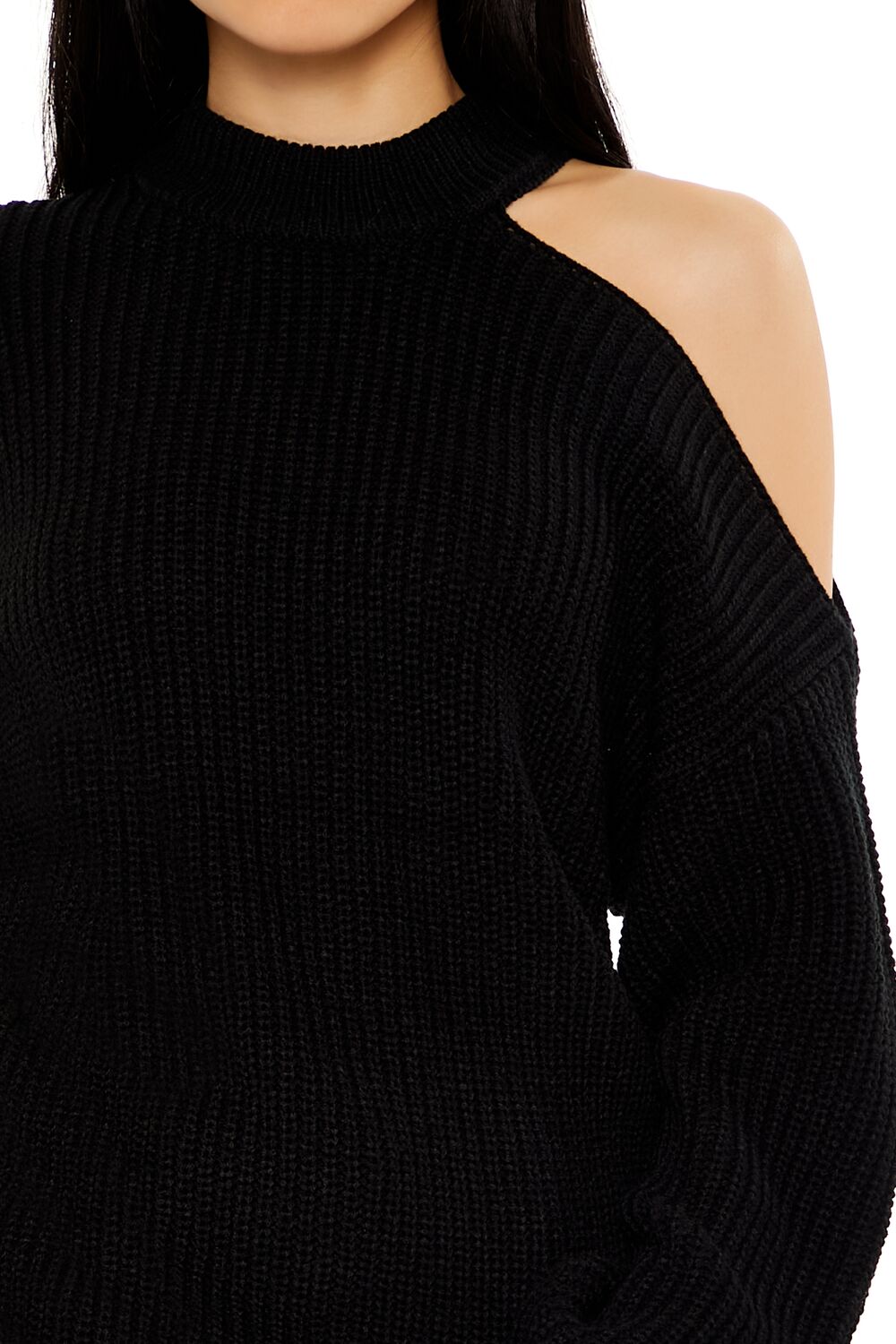 Asymmetrical Open-Shoulder Sweater-Feelings Star
