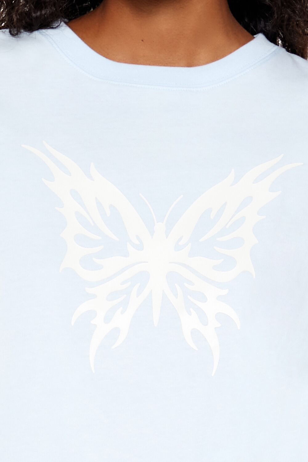 Butterfly Graphic Baby Tee-Feelings Star