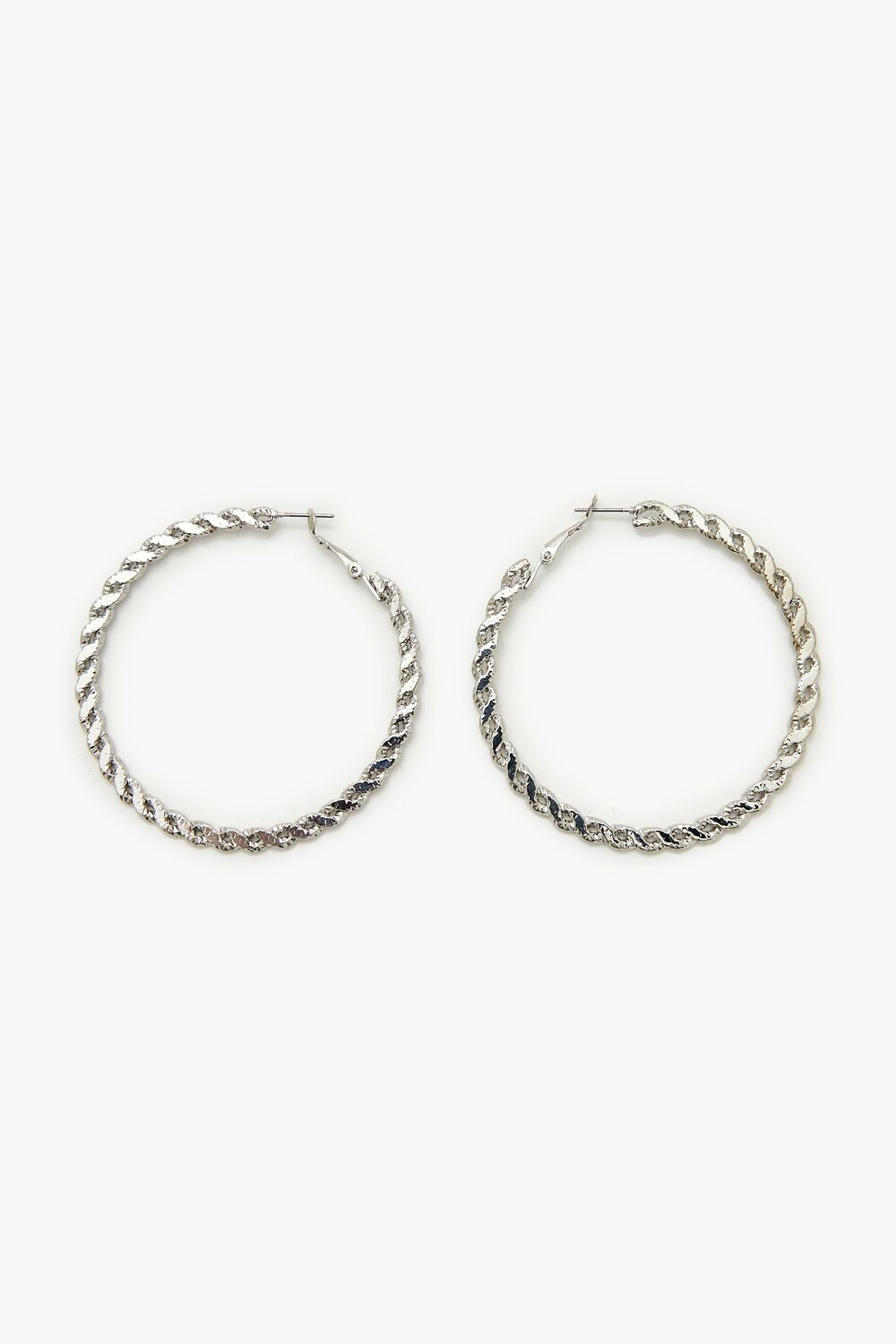 Twisted Hoop Earrings-Feelings Star