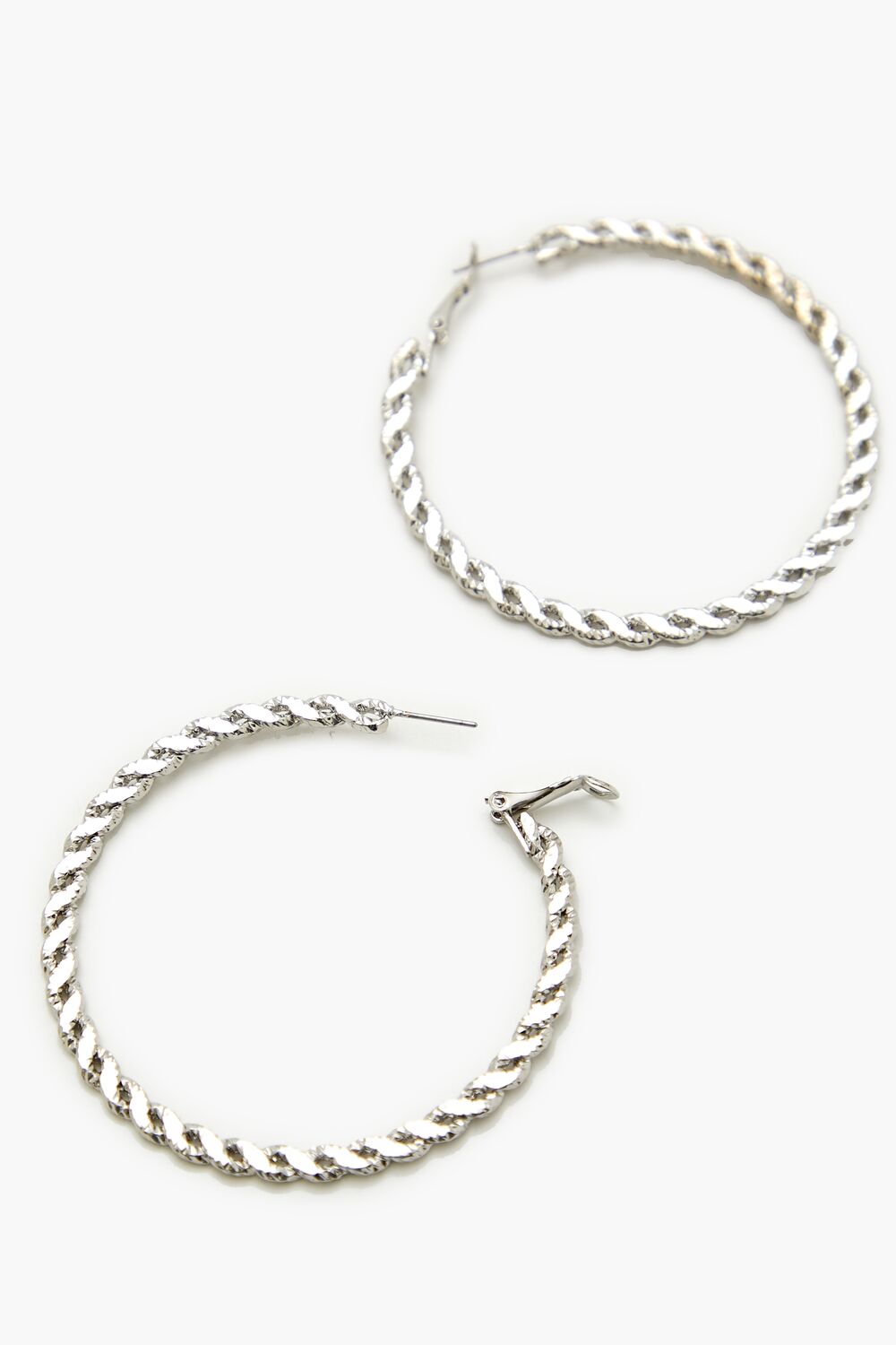 Twisted Hoop Earrings-Feelings Star