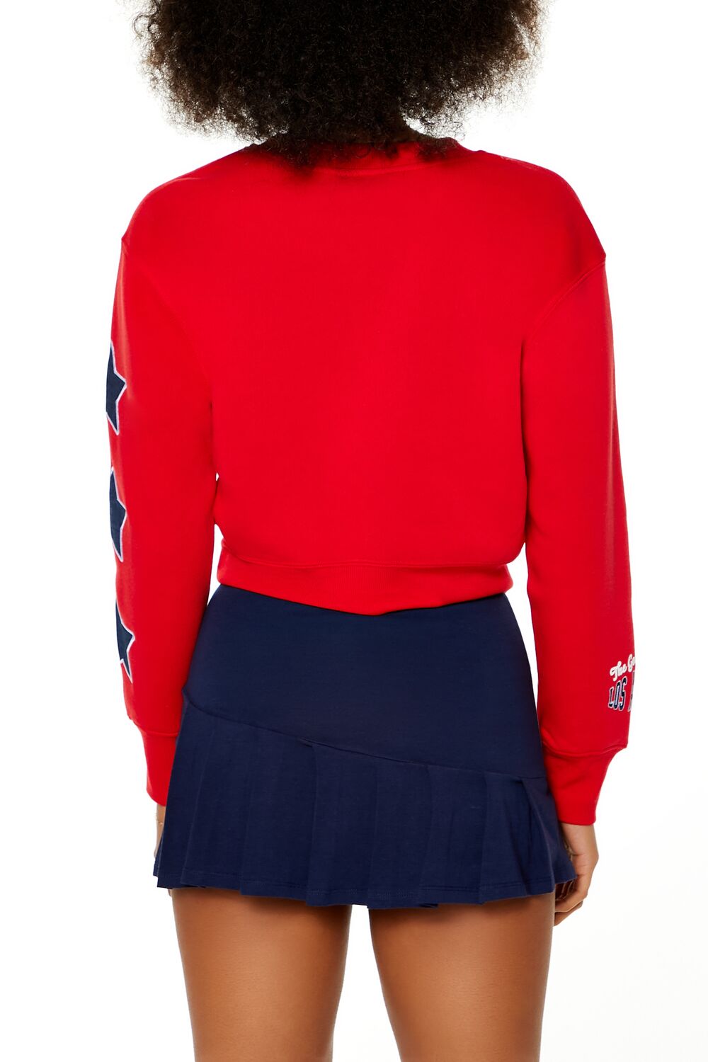 California Football Cropped Pullover-Feelings Star