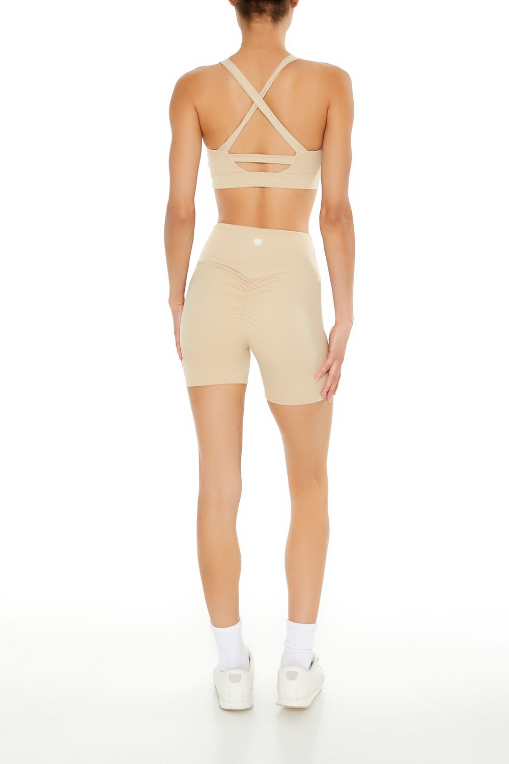 Active Uplift Scrunch Biker Shorts-Feelings Star