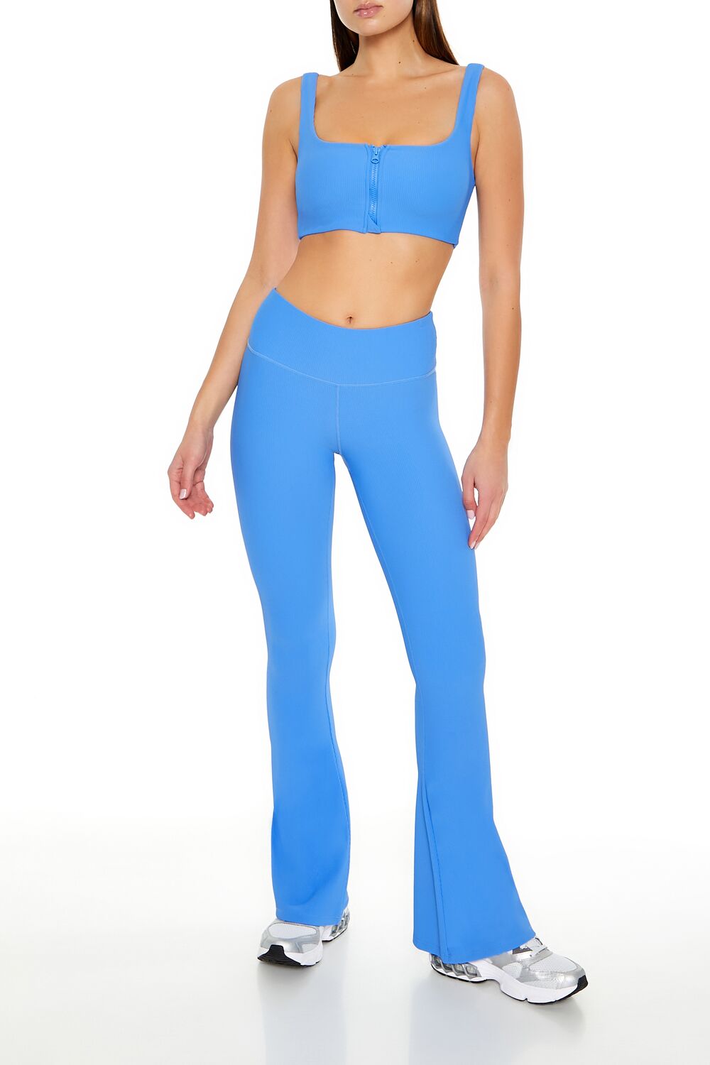 Active Uplift Scrunch Flare Leggings-Feelings Star