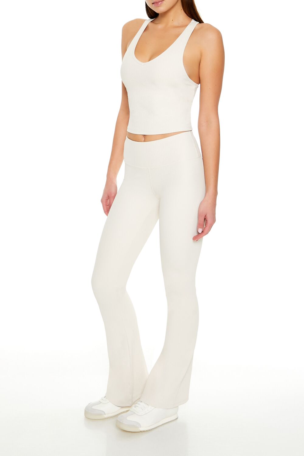 Active Uplift Scrunch Flare Leggings-Feelings Star