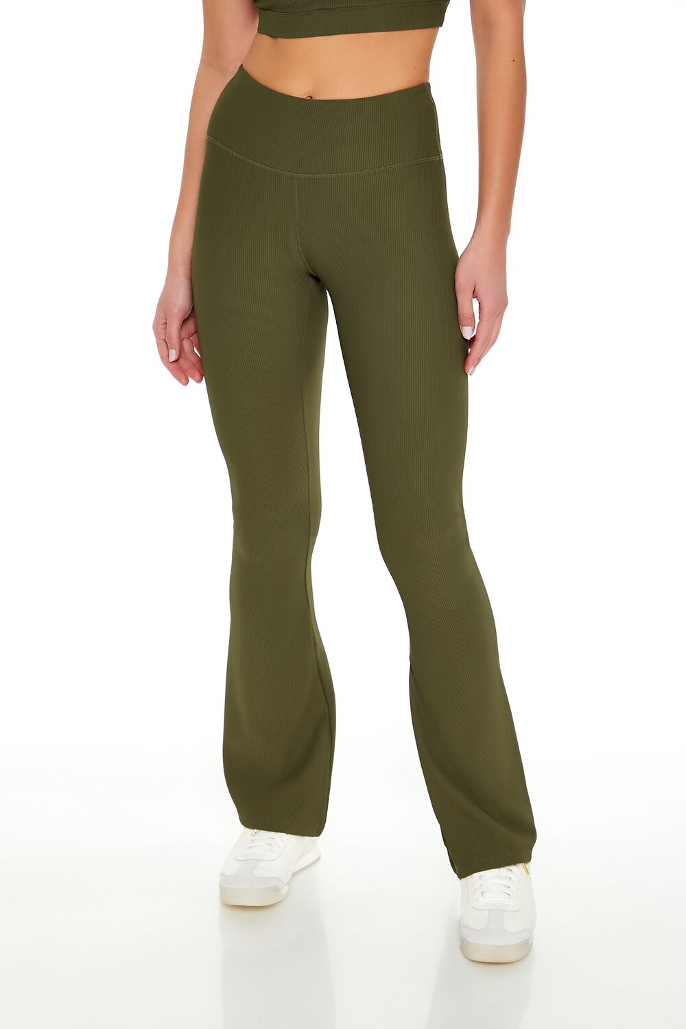 Active Uplift Scrunch Flare Leggings-Feelings Star