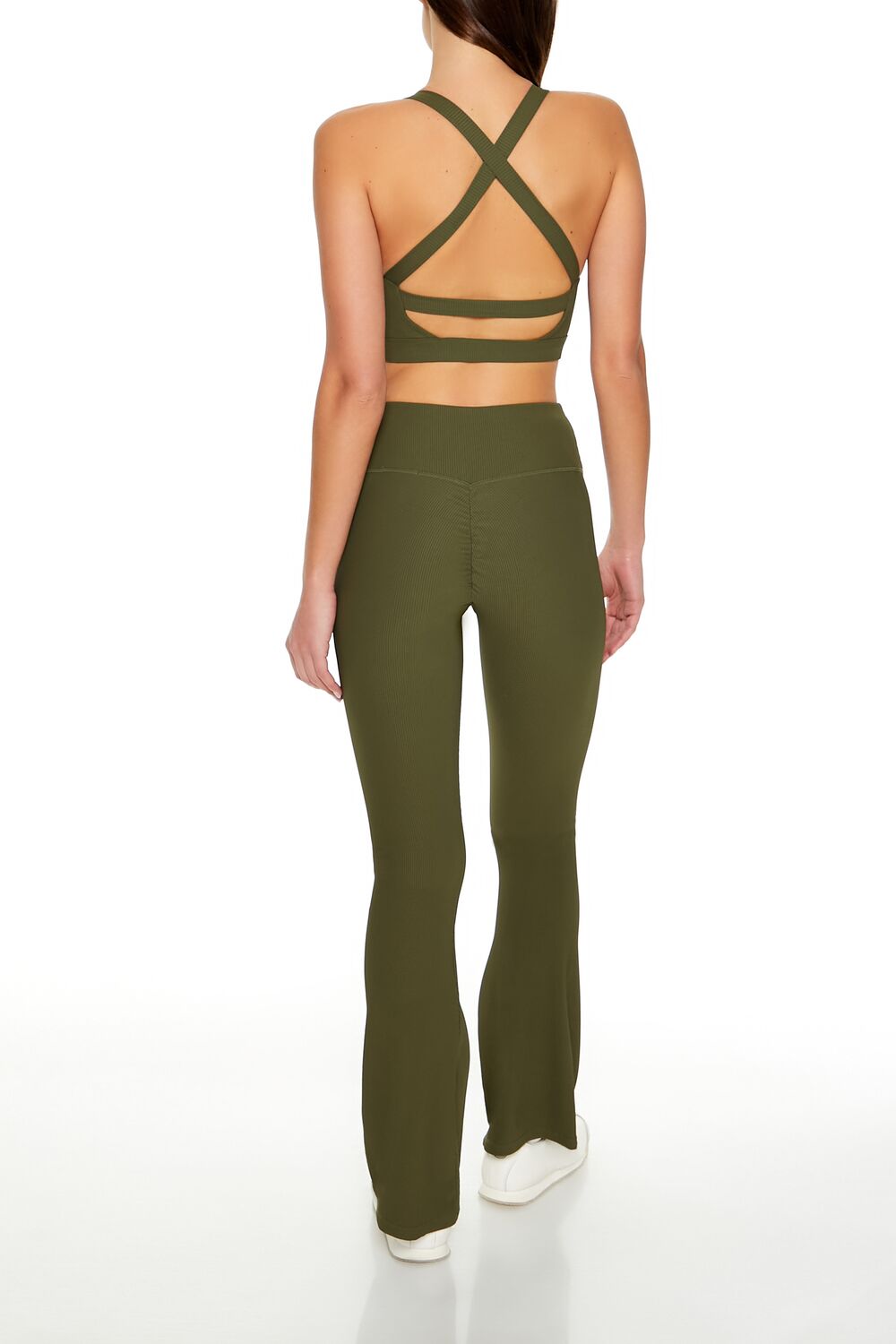 Active Uplift Scrunch Flare Leggings-Feelings Star