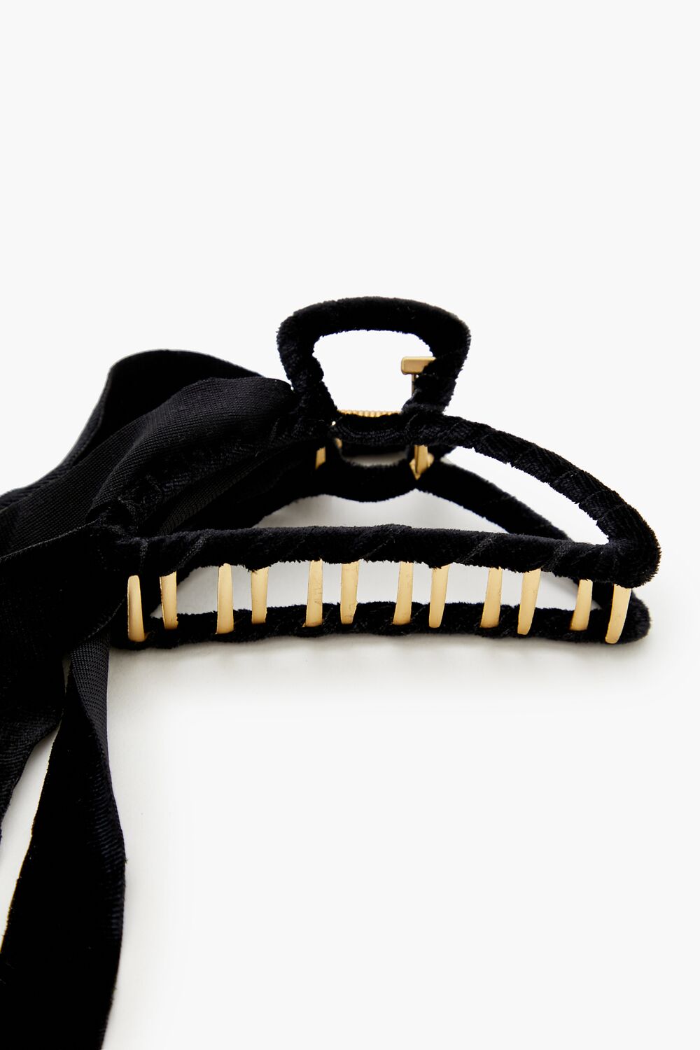 Velvet Bow Claw Hair Clip-Feelings Star